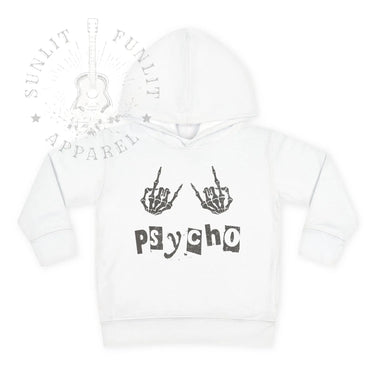 Hardy Psycho Toddler Fleece Hoodie - Sunlit Funlit Country Music Tees